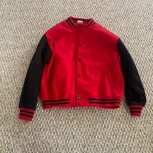 Ablanche Red Mens Bomber Jacket 4xl